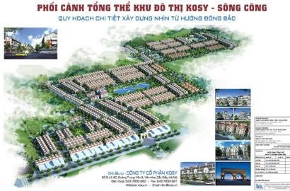 Kosy Sông Công – Khu đô thị hiện đại trung tâm công nghiệp Thái Nguyên, tiềm năng đầu tư bền vững