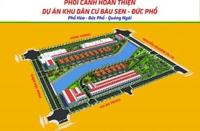 Khu dân cư Bàu Sen – Khu đô thị đất nền tiềm năng tại Quảng Ngãi, cơ hội đầu tư bền vững