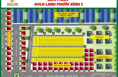 Gold Land Phước Bình 1 – Khu dân cư hiện đại, quy hoạch đồng bộ và tiềm năng đầu tư ổn định