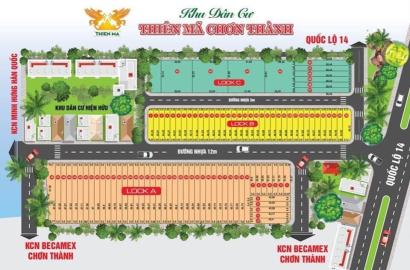 KDC Thiên Mã Chơn Thành – Khu dân cư hiện đại, tiềm năng đầu tư tại trung tâm công nghiệp Bình Phước