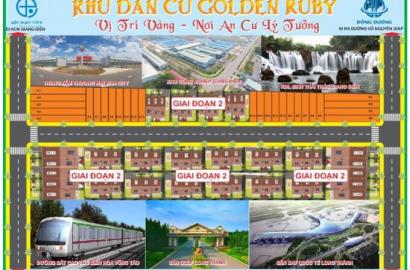 Khu dân cư Golden Ruby – Khu đô thị hiện đại, vị trí kết nối thuận lợi và tiềm năng tăng giá ổn định