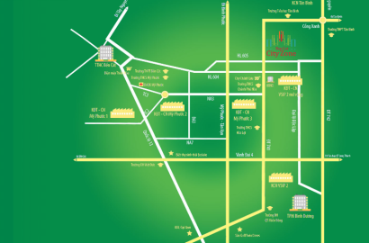 Bencat City Zone – Khu đô thị trung tâm Bến Cát, tiềm năng phát triển mạnh