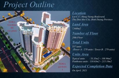 Sora Gardens 2 – Căn hộ cao cấp chuẩn sống Nhật giữa lòng Bình Dương