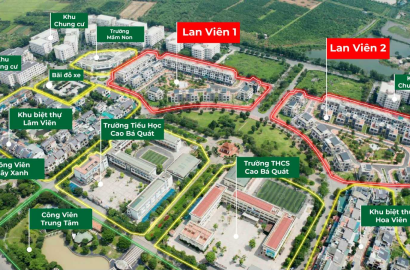 Lan Viên Villa – Biệt thự shophouse cao cấp trong khu đô thị Đặng Xá, Gia Lâm Hà Nội