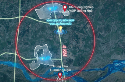 Khu Dịch Vụ Hỗn Hợp VSIP Quảng Ngãi – Khu đô thị thương mại liền kề KCN VSIP, tiềm năng đầu tư tăng trưởng mạnh