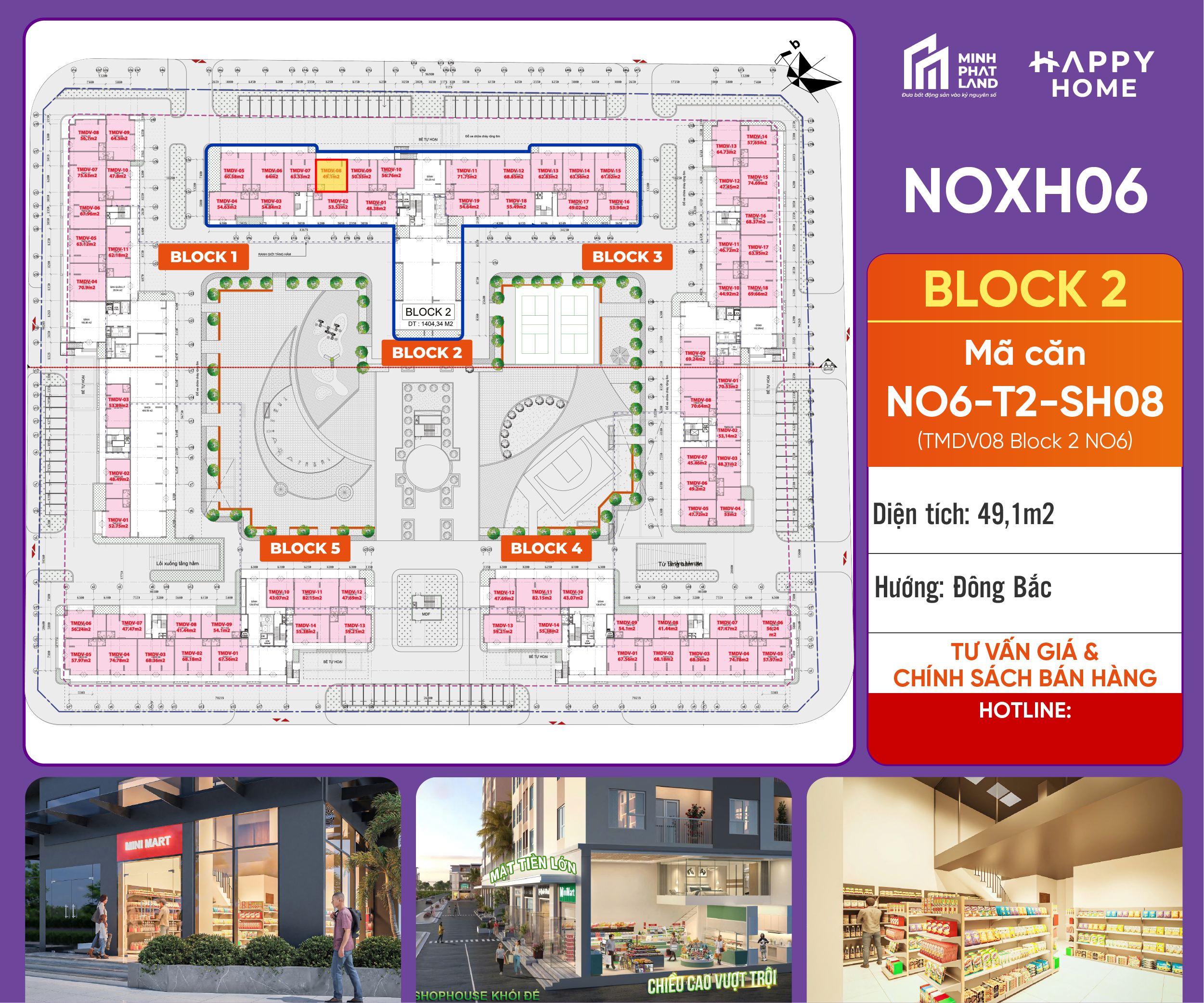 [View Đại Lộ] Bán Shophouse NO6-T2-SH08 - Mặt Tiền Đại Lộ Nam Sông Mã