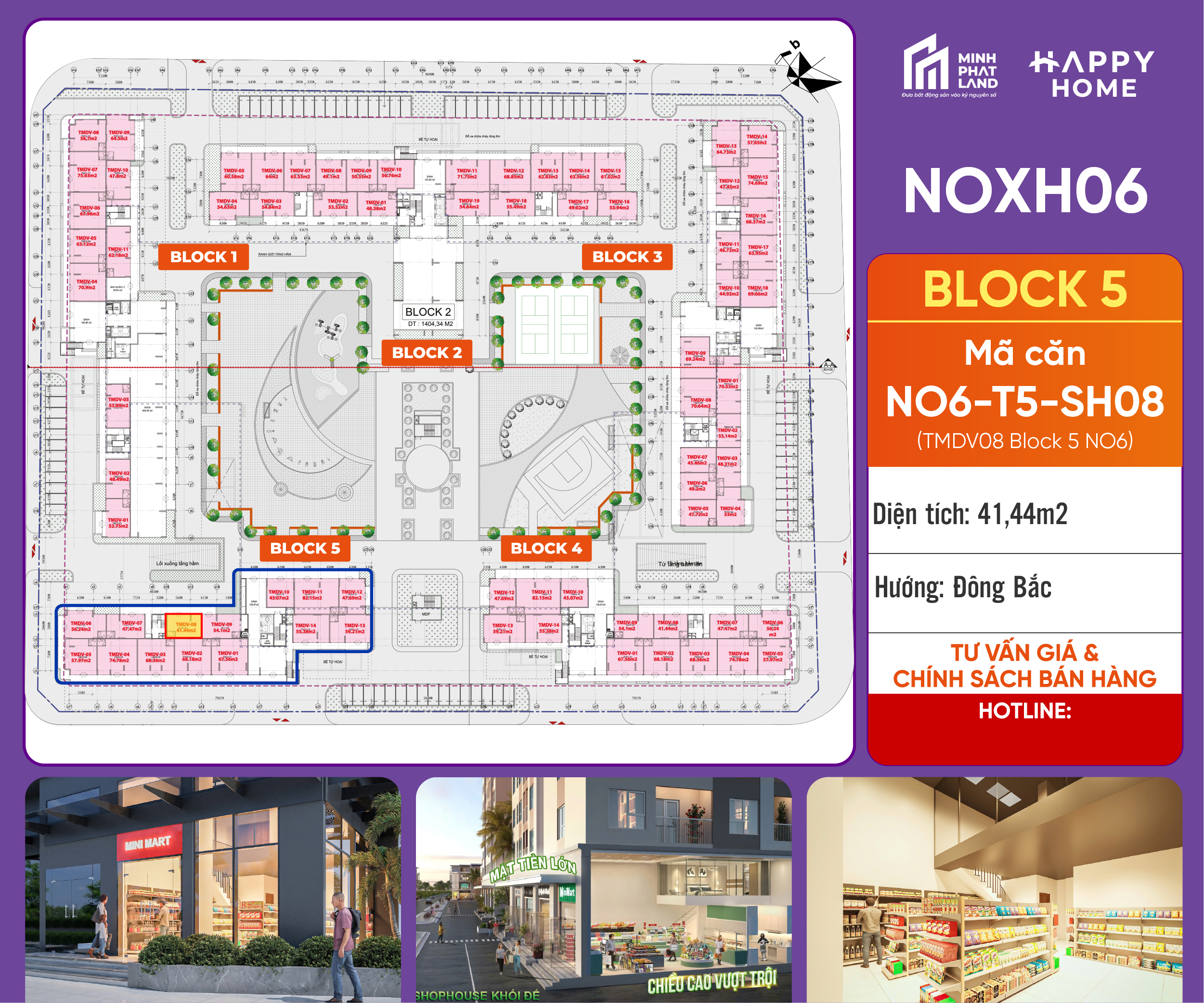[Giá Rẻ Nhất Dự Án] Bán Shophouse NO6-T5-SH08 - Chỉ 2.13 Tỷ - View Nội Khu.
