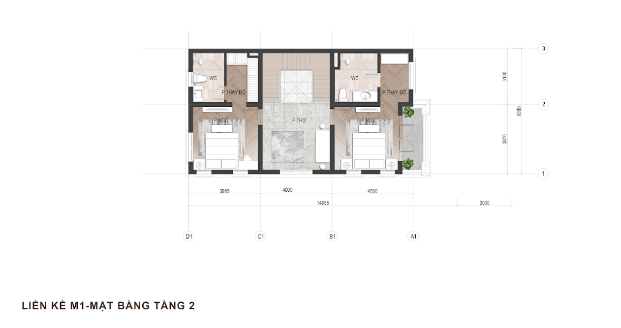 Mặt bằng Tầng 3