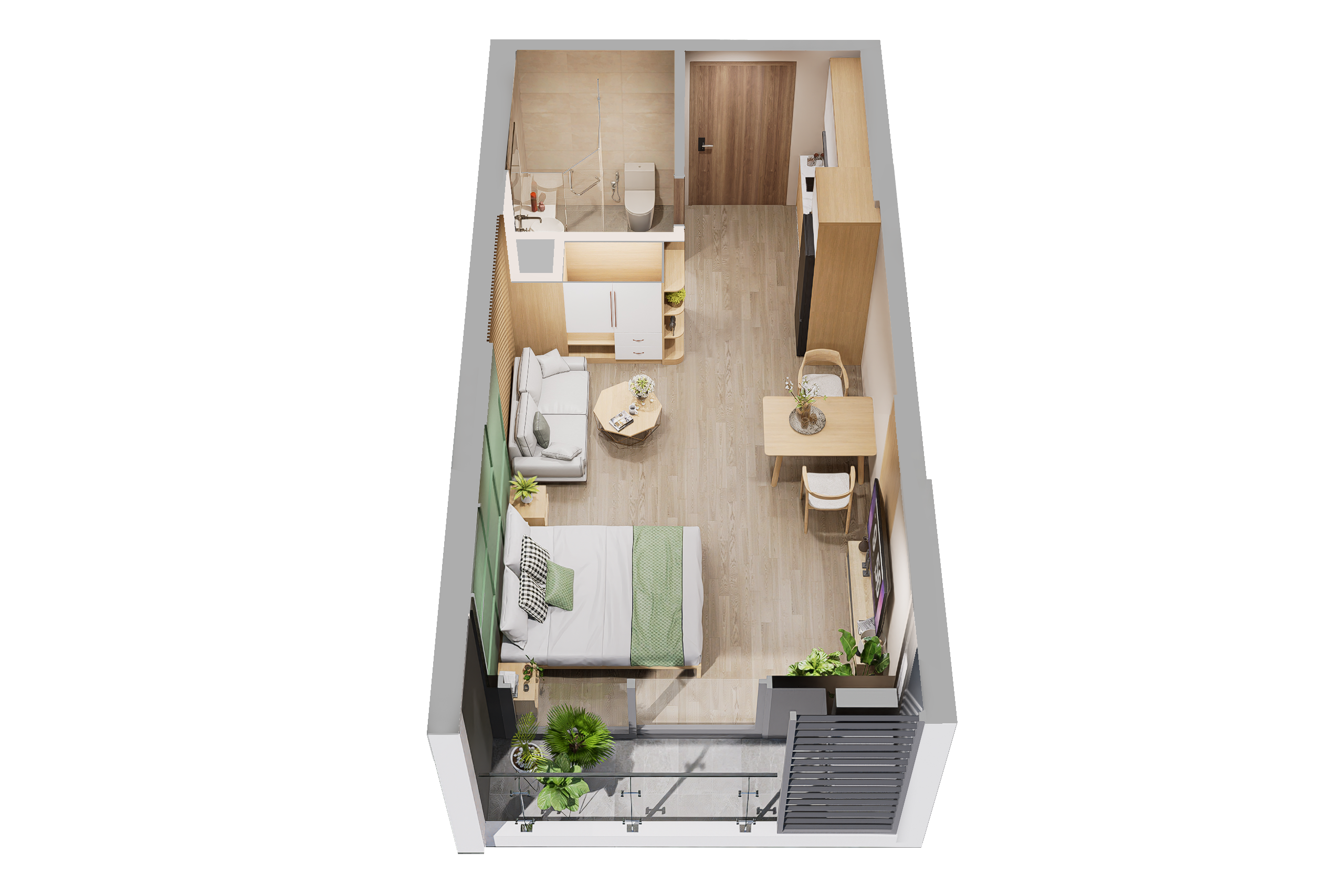 Căn hộ Studio S20619 - Phân khu Sentosa - Vinhomes Star City Thanh Hóa
