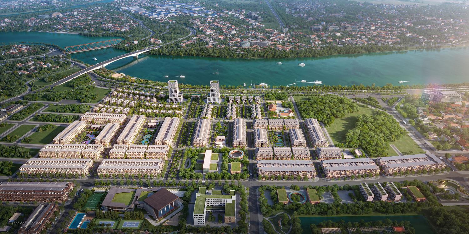 Bán biệt thự AP01-01 500m² The Legacy Heragon City Thanh Hóa – Lô góc VIP ven sông Mã