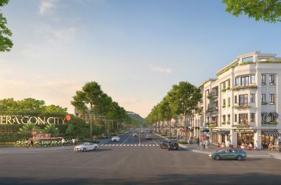 Bán biệt thự AP01-01 500m² The Legacy Heragon City Thanh Hóa – Lô góc VIP ven sông Mã