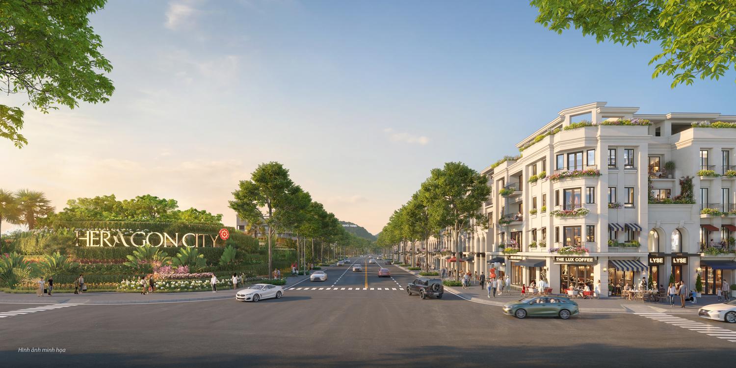 Bán biệt thự AP01-01 500m² The Legacy Heragon City Thanh Hóa – Lô góc VIP ven sông Mã